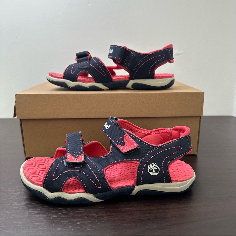 Timberland Adventure Seeker Two Strap Sandals, Size 2 Youth, Waterproof Outdoors